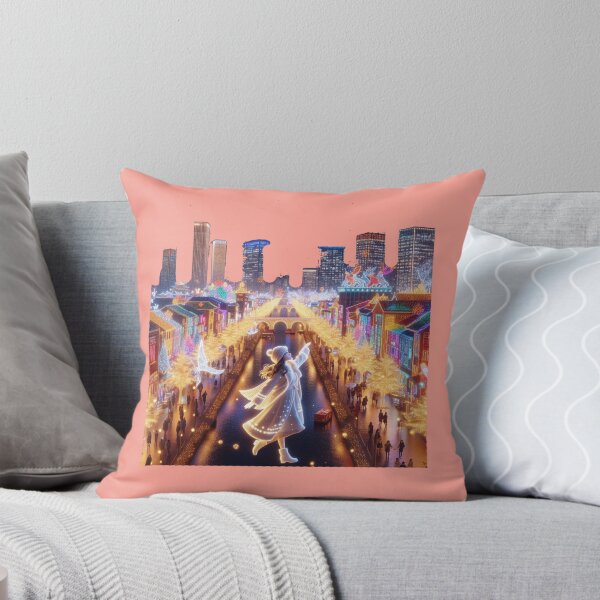 Item preview,   Seoul Korea – Christmas Light Festival Night | Cute 3D City Label ,  designed and sold by PaintMeWorld.