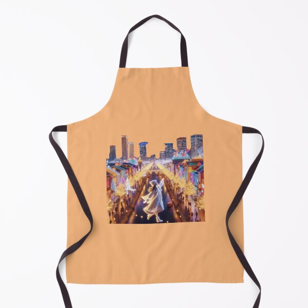 Item preview, Seoul Korea – Christmas Light Festival Night | Cute 3D City Label , designed and sold by PaintMeWorld.