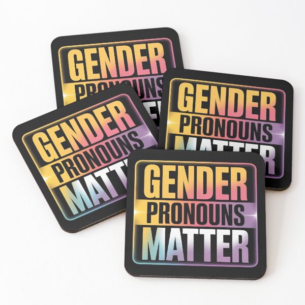 Item preview, Gender Pronouns Matter Non Binary Trans Queer LGBTQ Pride 5 designed and sold by KotexTemu.