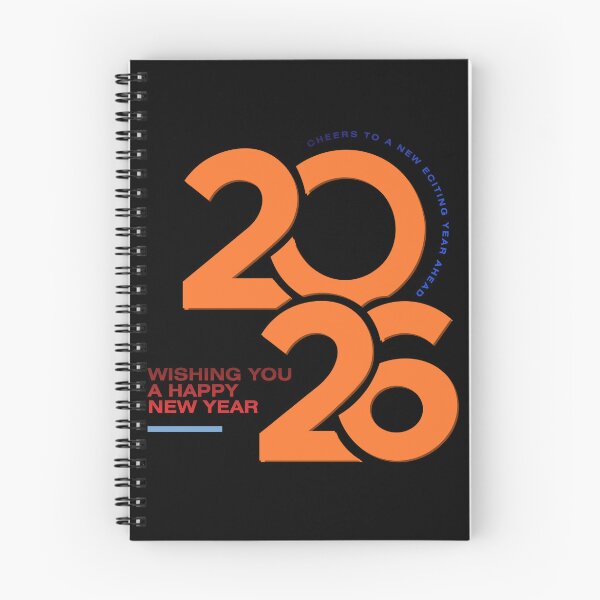 Item preview, 2026 New Year™ Premium Spiral Notebook | Professional Goal-Setting Journal & Productivity Planner designed and sold by Pixel Craft Print.