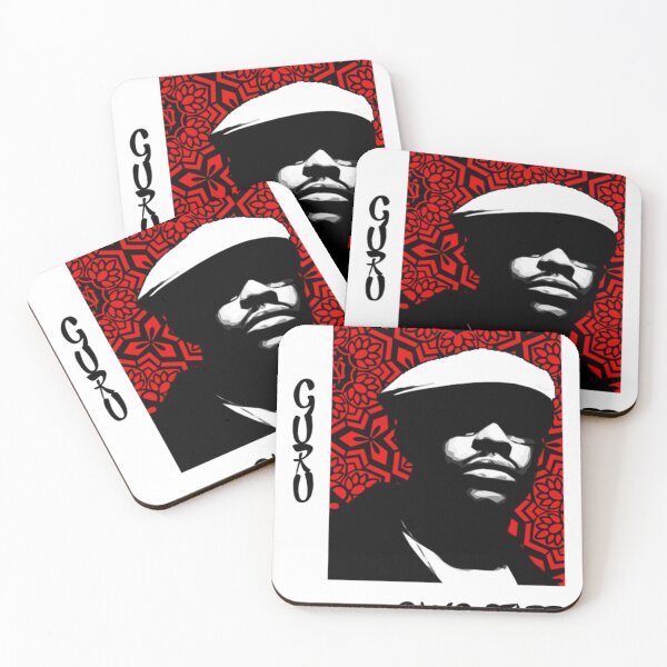 Item preview, Gang Starr Guru Black And Red Hip Hop Tribute Portrait Artwork designed and sold by taufestiamatne.