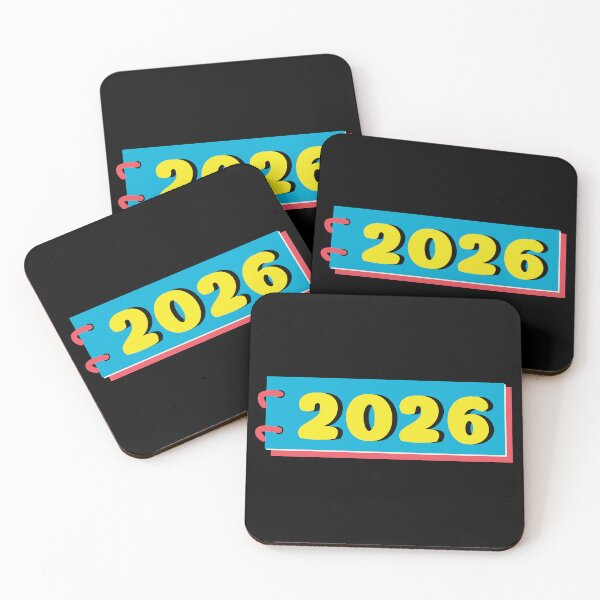 Item preview, 2026 Bold New Year Typography Colorful Flat Design Sticker designed and sold by FestivityFinds.