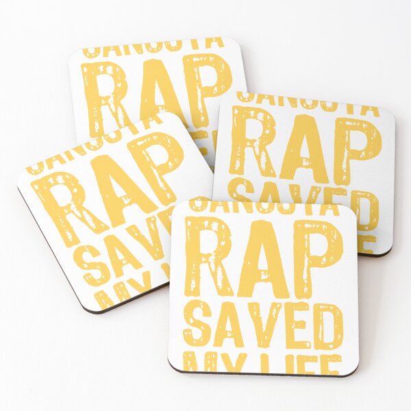 Item preview, Gangsta Rap Saved My Life Bold Typography Street Culture Oversized Artwork designed and sold by taufestiamatne.