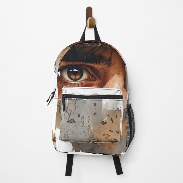 Item preview, Realistic Eyes Peering Through Broken Wall Art designed and sold by Mr Lee.
