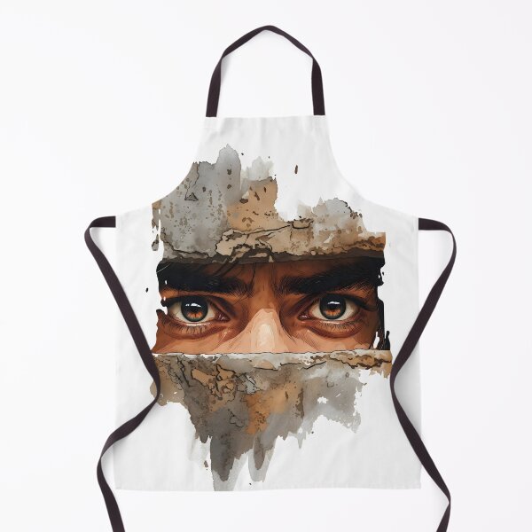 Item preview, Realistic Eyes Peering Through Broken Wall Art designed and sold by Mr Lee.
