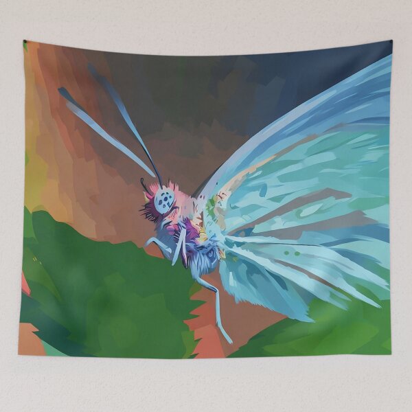 Item preview, Butterfly in Blue designed and sold by tomorrowsart.