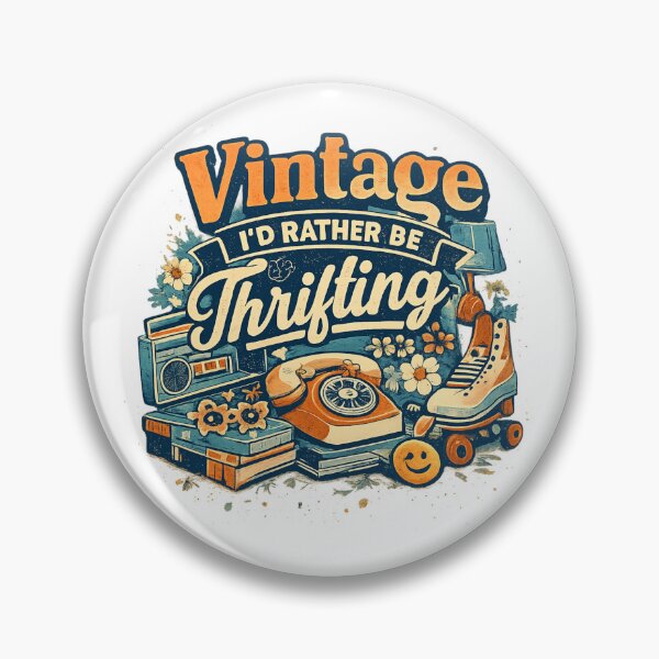 Item preview, Vintage I’d Rather Be Thrifting designed and sold by MKProjekty.