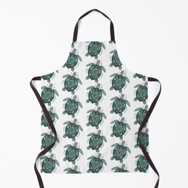 Item preview, Teal Sea Turtle Mandala - Yoga and Mindfulness Pattern designed and sold by zoughlal.