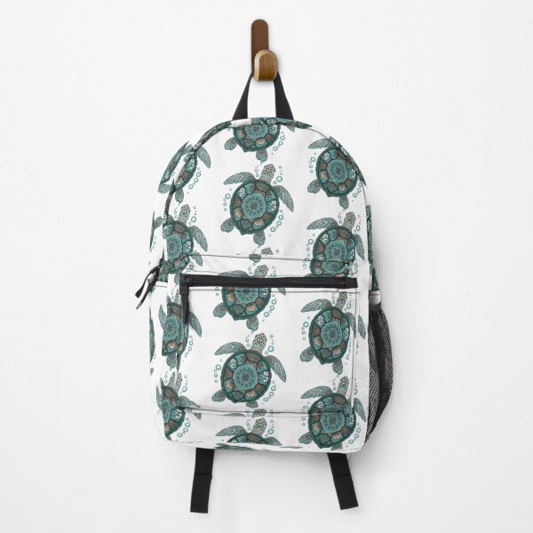 Item preview,  Teal Sea Turtle Mandala - Yoga and Mindfulness Pattern designed and sold by zoughlal.