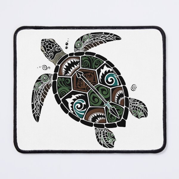 Item preview, Maori Tribal Sea Turtle - Spear and Shark Teeth designed and sold by zoughlal.