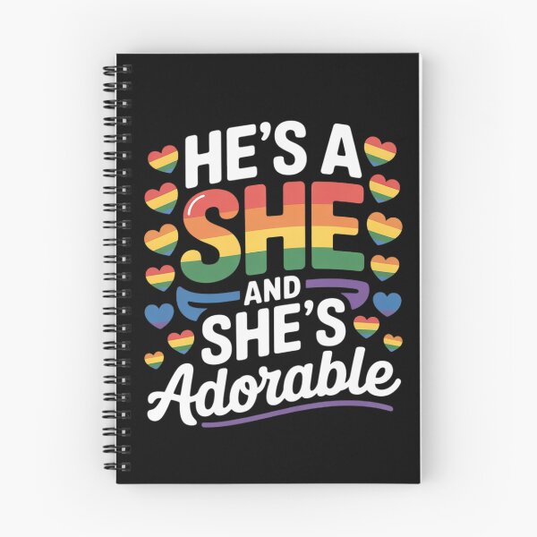 Item preview, He's a She and She's Adorable Gay Lesbian Culture Queer Love designed and sold by KotexTemu.