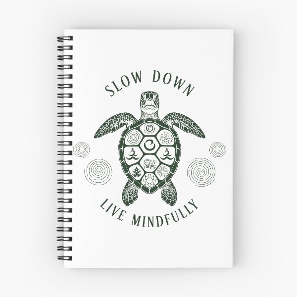 Item preview,  Yoga Sea Turtle - Slow Down Live Mindfully designed and sold by zoughlal.
