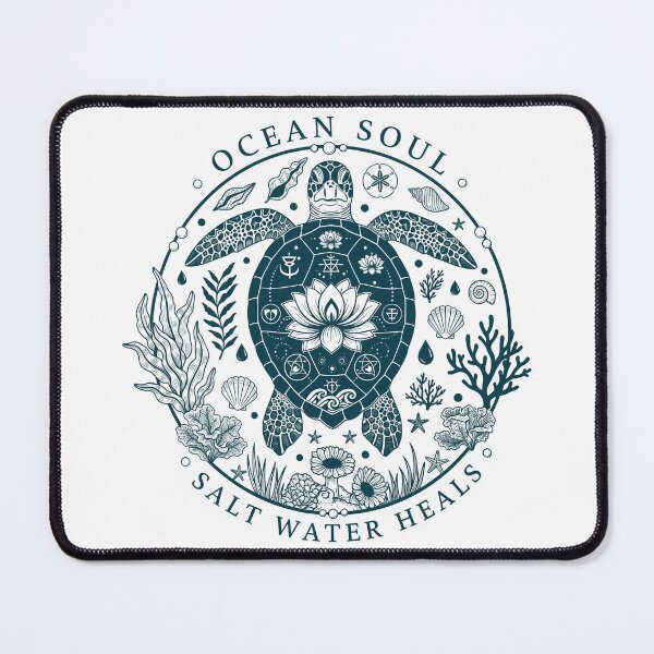 Item preview, Ocean Soul Sea Turtle - Salt Water Heals designed and sold by zoughlal.