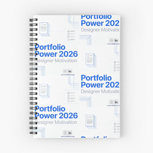 Item preview, Portfolio Power 2026 - Designer Motivation Poster designed and sold by Vinaybharadwaj.
