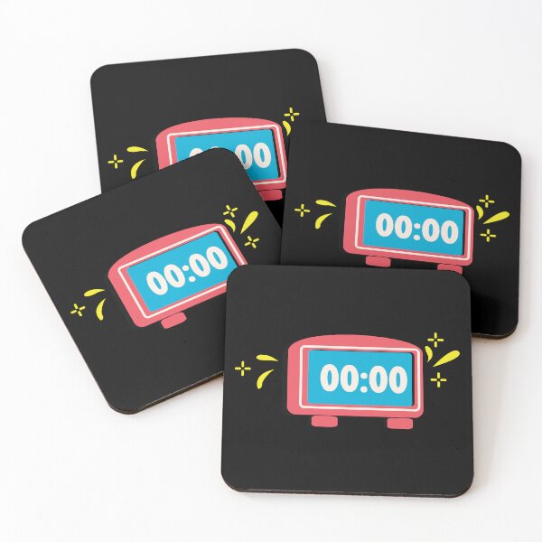 Artikelvorschau, Neujahrs-Countdown 00:00 Digitaluhr-Feieraufkleber entworfen und verkauft von FestivityFinds.