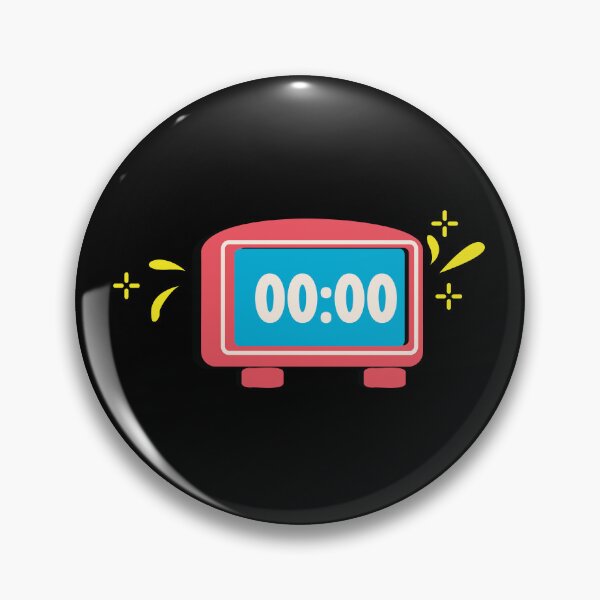 Item preview, New Year Countdown 00:00 Digital Clock Celebration Sticker designed and sold by FestivityFinds.