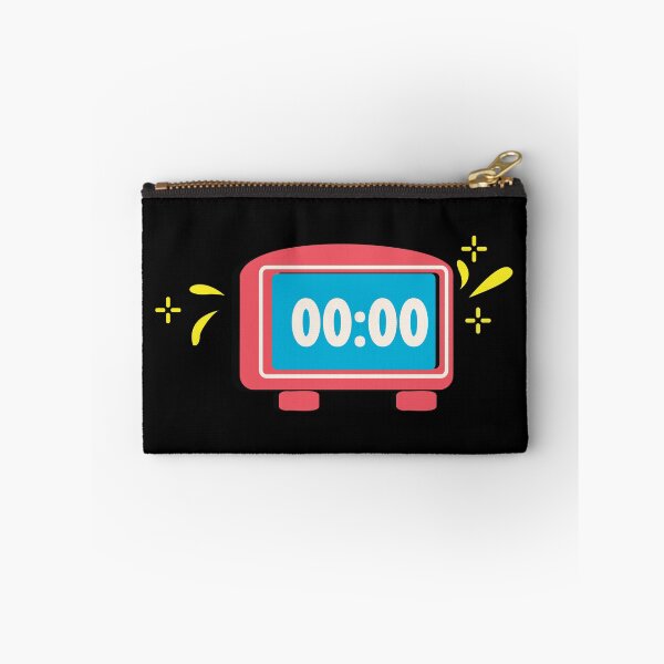 Artikelvorschau, Neujahrs-Countdown 00:00 Digitaluhr-Feieraufkleber entworfen und verkauft von FestivityFinds.