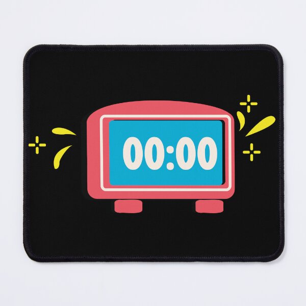 Artikelvorschau, Neujahrs-Countdown 00:00 Digitaluhr-Feieraufkleber entworfen und verkauft von FestivityFinds.