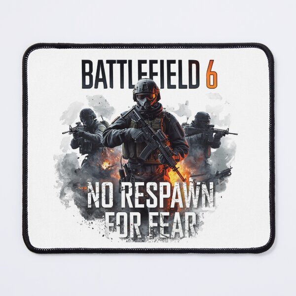Item preview, Battlefield 6 – No Respawn For Fear | Tactical FPS Soldier Art designed and sold by Graphic Therapist.