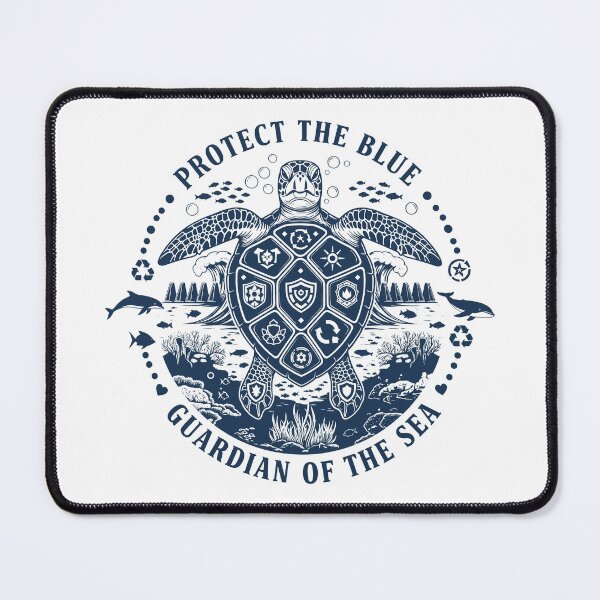 Item preview, Sea Turtle Conservation - Protect The Blue Guardian designed and sold by zoughlal.