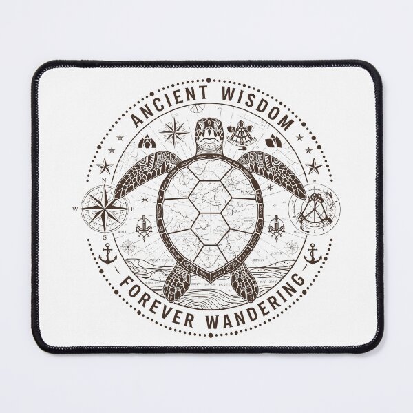 Item preview,  Vintage Sea Turtle Compass - Ancient Wisdom Forever Wandering designed and sold by zoughlal.