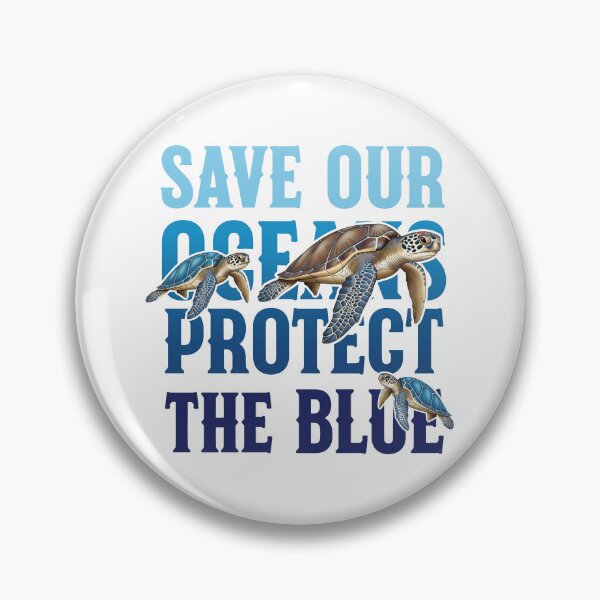 Item preview,  Save Our Oceans - Protect The Blue Sea Turtle designed and sold by zoughlal.