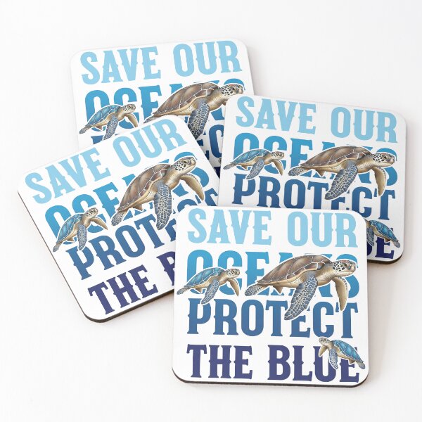 Item preview,  Save Our Oceans - Protect The Blue Sea Turtle designed and sold by zoughlal.
