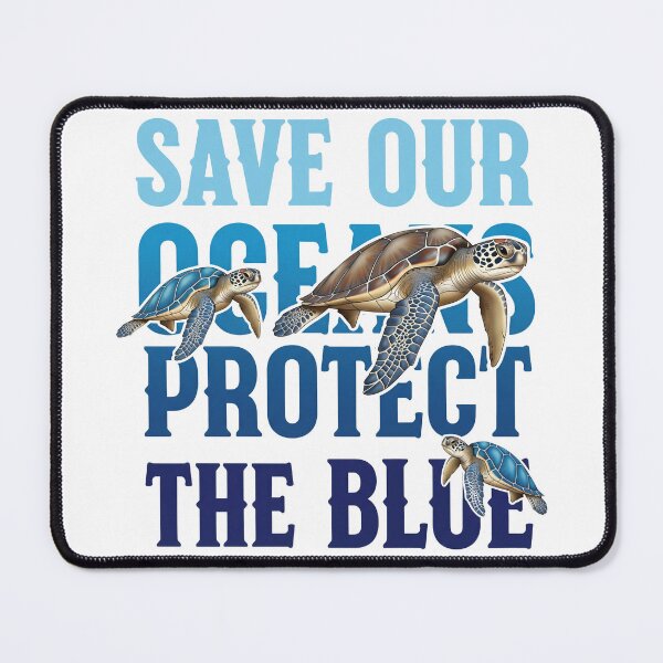 Item preview, Save Our Oceans - Protect The Blue Sea Turtle designed and sold by zoughlal.