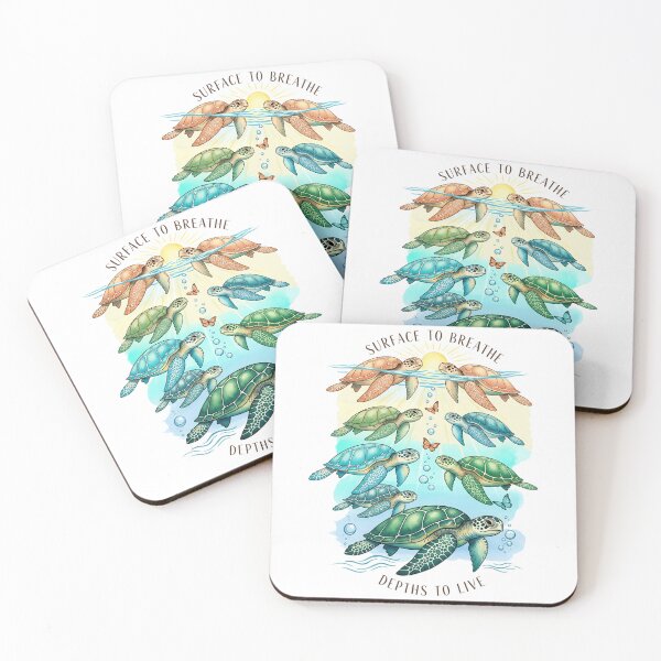 Item preview,  Sea Turtle Life Cycle - Surface To Breathe Depths To Live designed and sold by zoughlal.