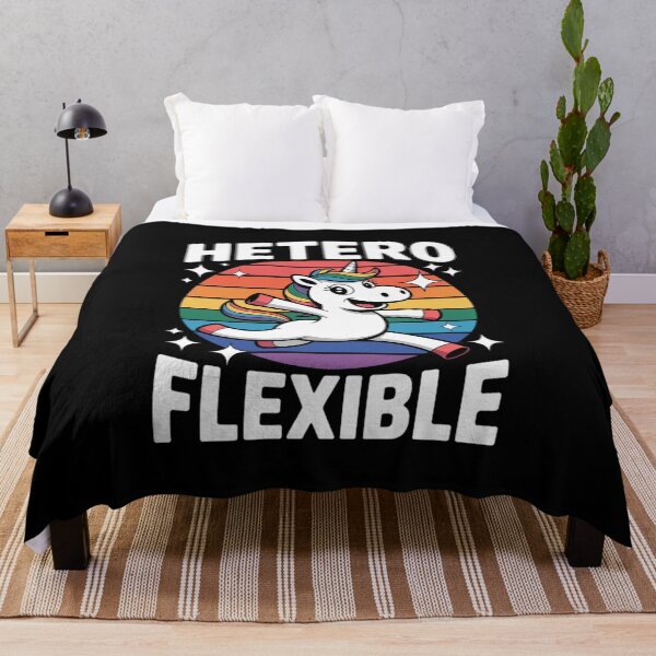 Item preview, Heteroflexible Funny Yoga Unicorn Queer Ally Gay Pride Stuff designed and sold by KotexTemu.