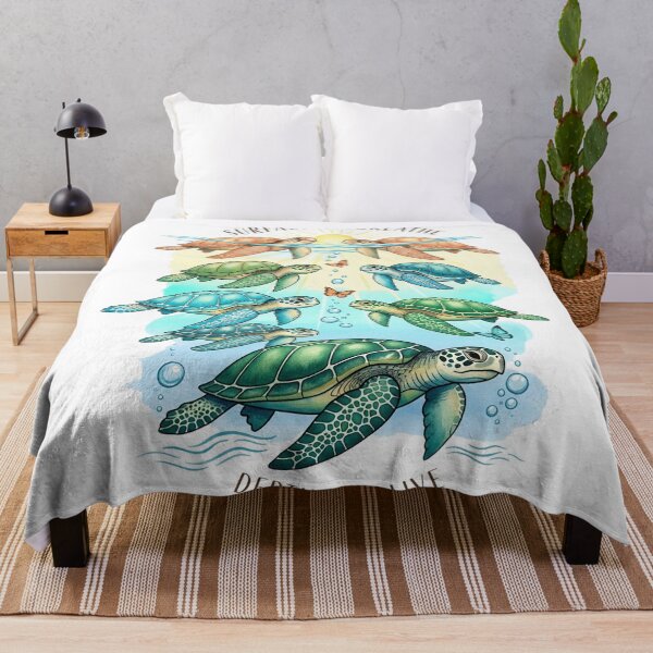 Item preview, Sea Turtle Life Cycle - Surface To Breathe Depths To Live designed and sold by zoughlal.