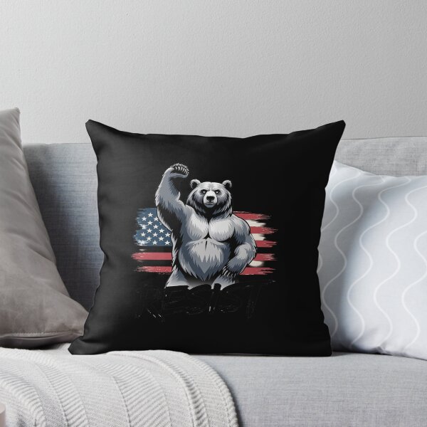 Item preview, The Resist Bear USA Flag  designed and sold by DigitaldeligArt.