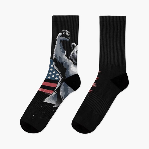 Item preview, The Resist Bear USA Flag  designed and sold by DigitaldeligArt.