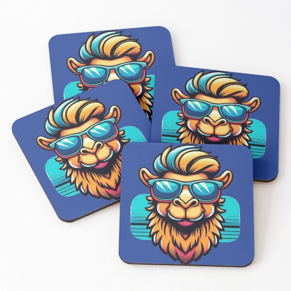 Item preview, Cool Camel with Sunglasses – Colorful Vector Illustration designed and sold by Dogandesighn.