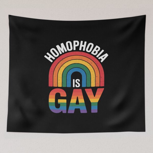 Item preview, Homophobia Is Gay Lesbian Gay Trans Queer LGBT designed and sold by KotexTemu.
