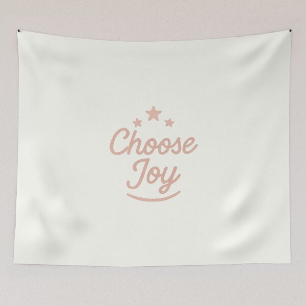 Item preview, Choose Joy | Pink Optimism Script	 designed and sold by Polariszero.