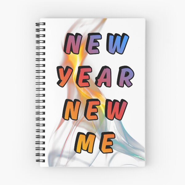 Item preview, New Year New Me™ Premium Spiral Notebook | Transformation Goal-Setting Journal & Personal Growth Planner designed and sold by Pixel Craft Print.