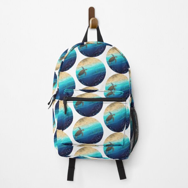 Item preview, Aerial Beach Sea Turtle - Coastal Painting designed and sold by zoughlal.