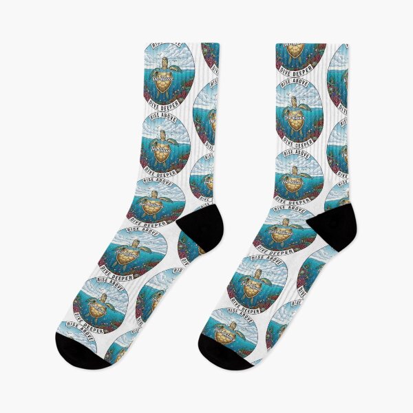 Item preview,  Mental Health Sea Turtle - Rise Above Find Balance designed and sold by zoughlal.