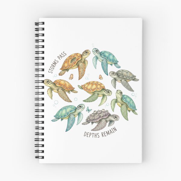 Item preview,  Sea Turtle Species Art - Storms Pass Depths Remain designed and sold by zoughlal.