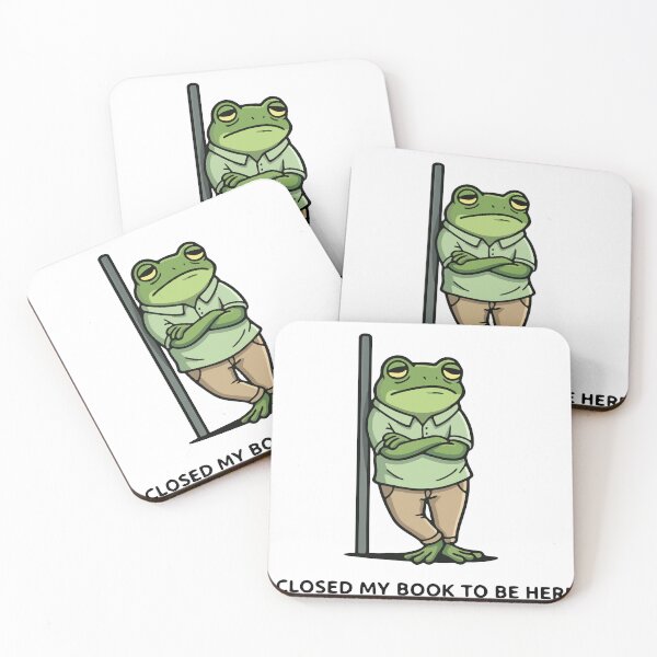 Item preview, Funny Introvert Frog Hates Socializing Sarcastic Reader Gift designed and sold by Floomart.