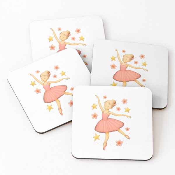 Item preview, Graceful Pink Ballerina – Elegant Ballet Dance Art designed and sold by Mai-Rashed1009.