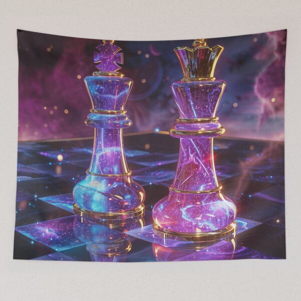 Item preview, Celestial Checkmate designed and sold by QuantumDrift.