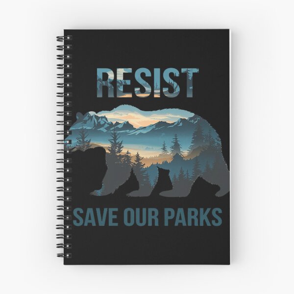 Item preview, Foxtrots Delta Tangos Bear Resist Save Our Parks  designed and sold by MarkLeedsArt.