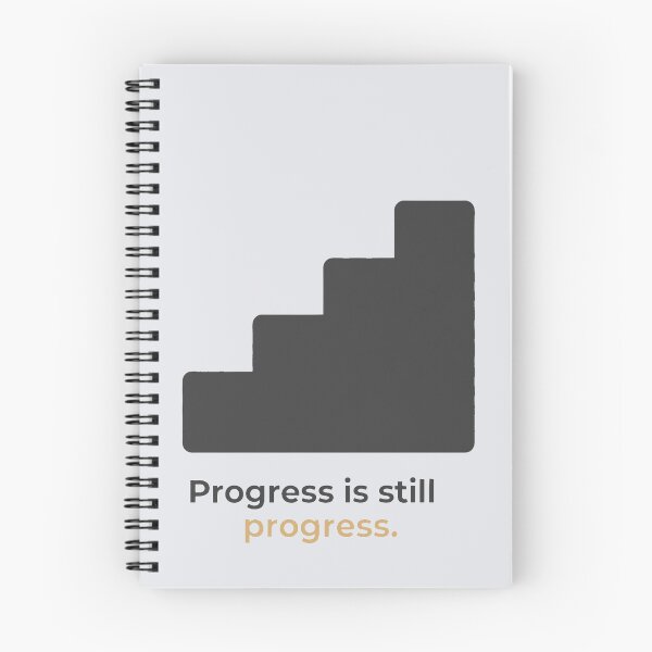 Item preview, Black Stairs Progress Is Still Progress designed and sold by VibeShift Studio.