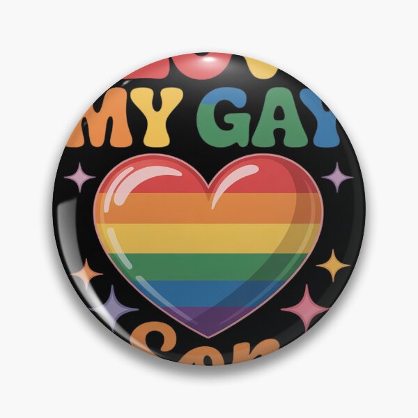 Item preview, I Love My Gay Son Gay Pride Flag Proud Mom Dad Queer Love designed and sold by KotexTemu.