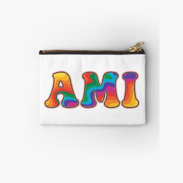 Item preview, ❤️ Ami Personalized Name Wavy Retro Shirt, Coffee Mug, Sticker Gift designed and sold by HelixPedia.