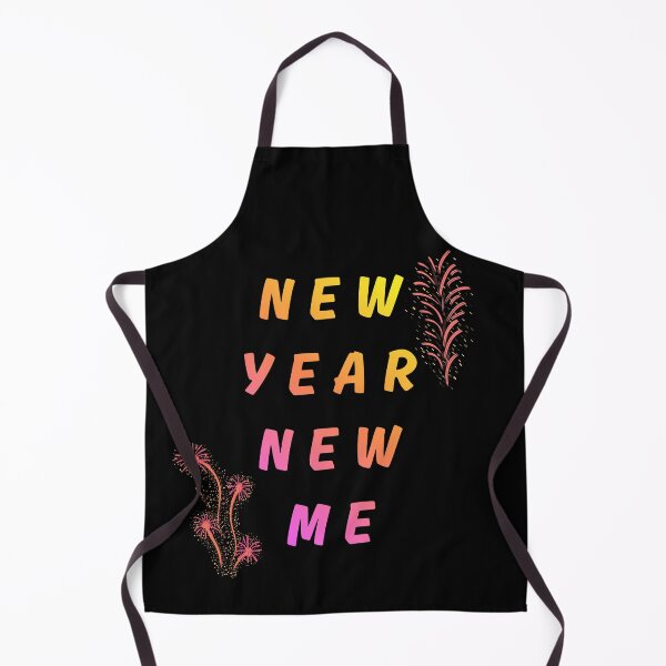 Item preview, New Year New Me™ Professional Kitchen Apron | Chef Apron with Transformation Message & Functional Design Pockets designed and sold by Pixel Craft Print.