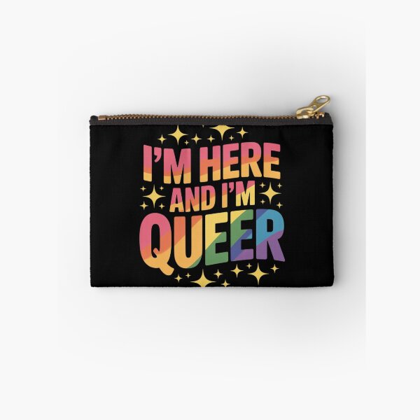 Item preview, I'm Here and I'm Queer designed and sold by KotexTemu.