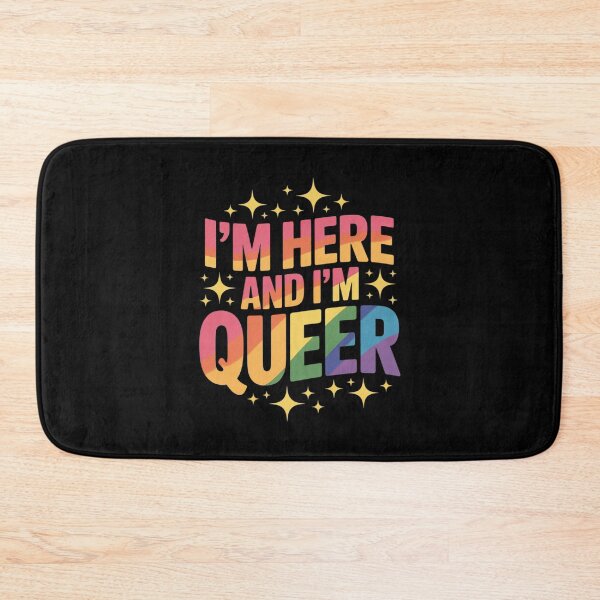 Item preview, I'm Here and I'm Queer designed and sold by KotexTemu.